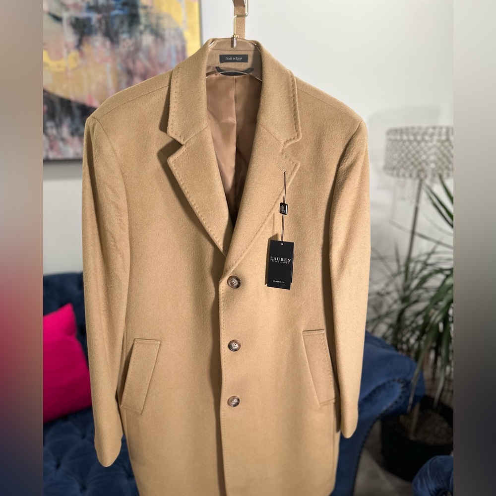 Lauren Ralph Lauren Camel Overcoat